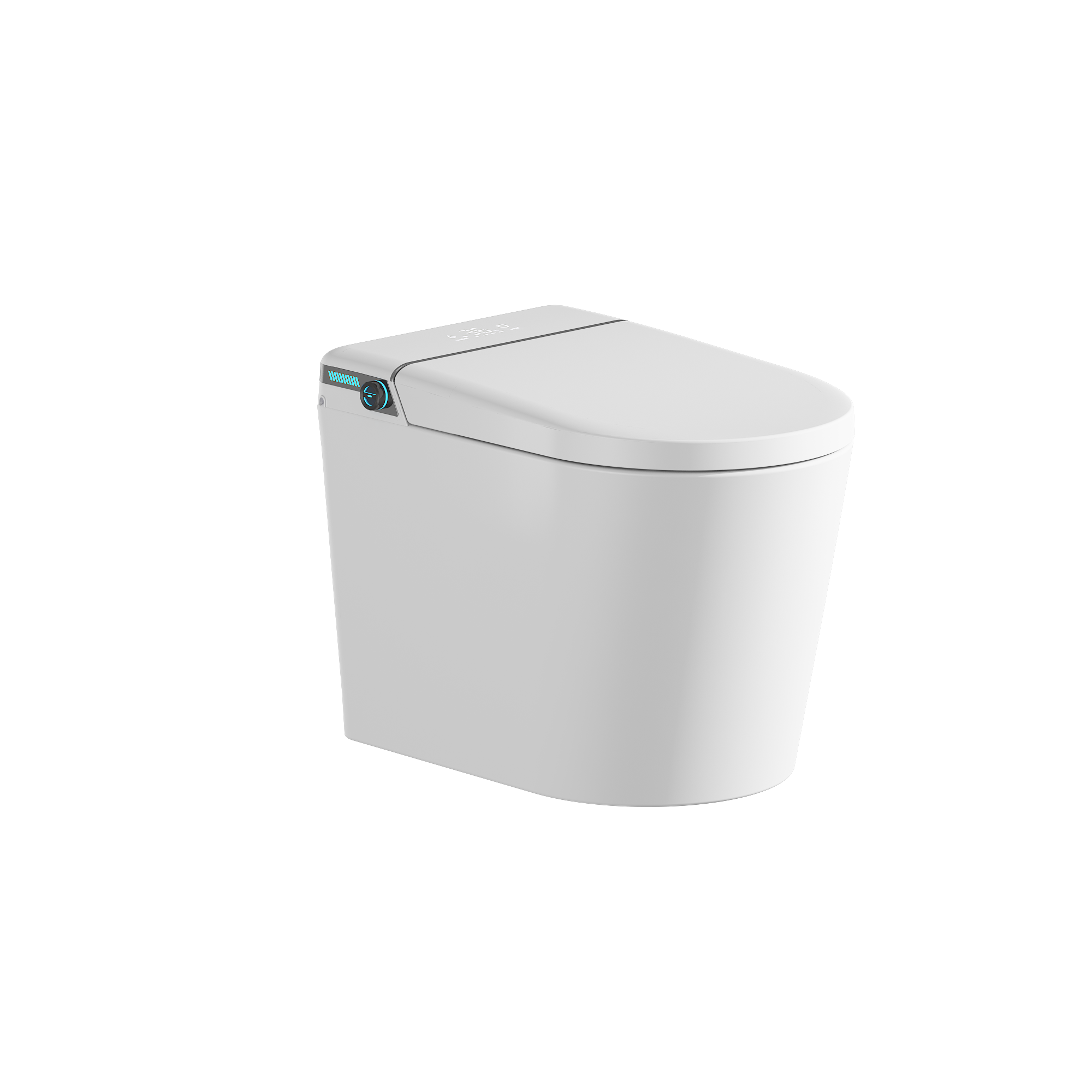 Floor-mounted integrated smart toilet for small-sized bathrooms 583