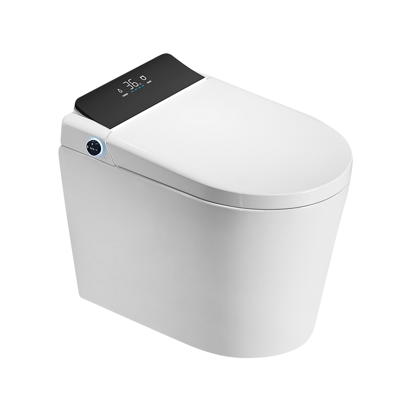 Floor-mounted integrated smart toilet for small-sized bathrooms 587