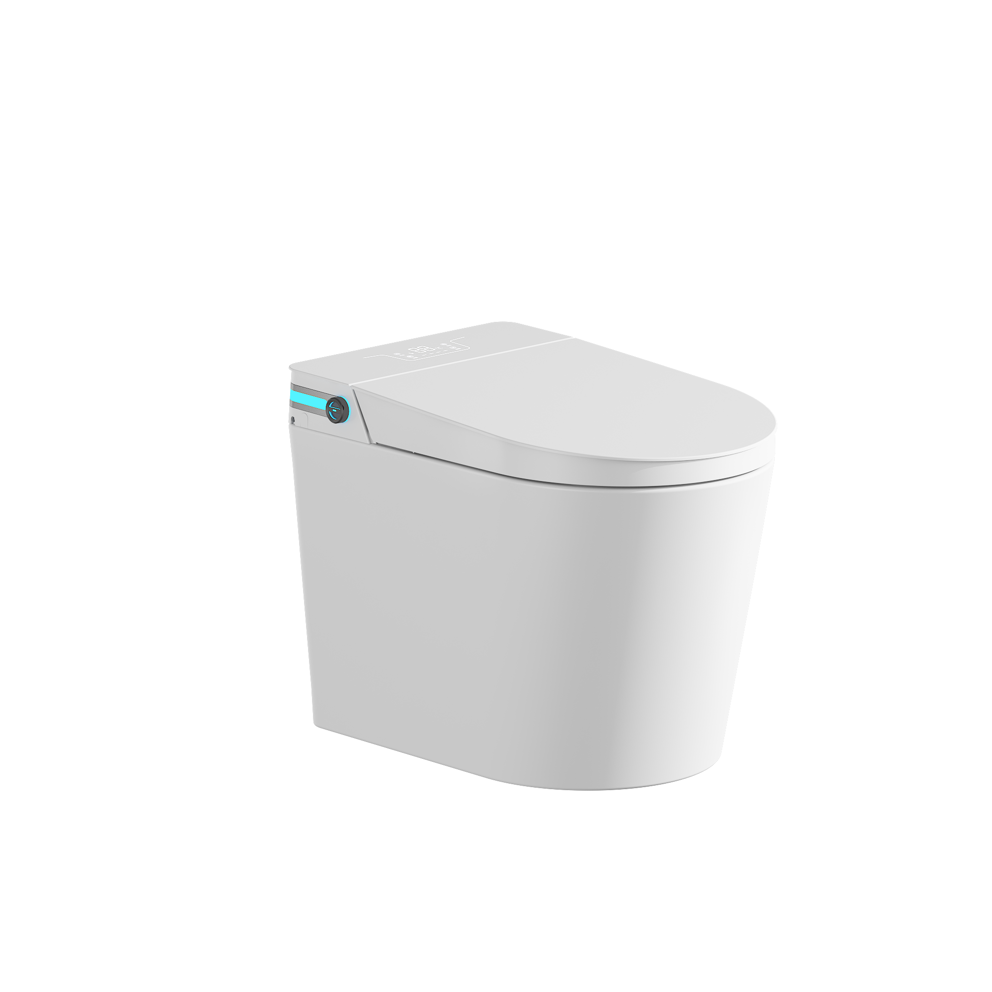 Floor-mounted integrated smart toilet for small-sized bathrooms 589