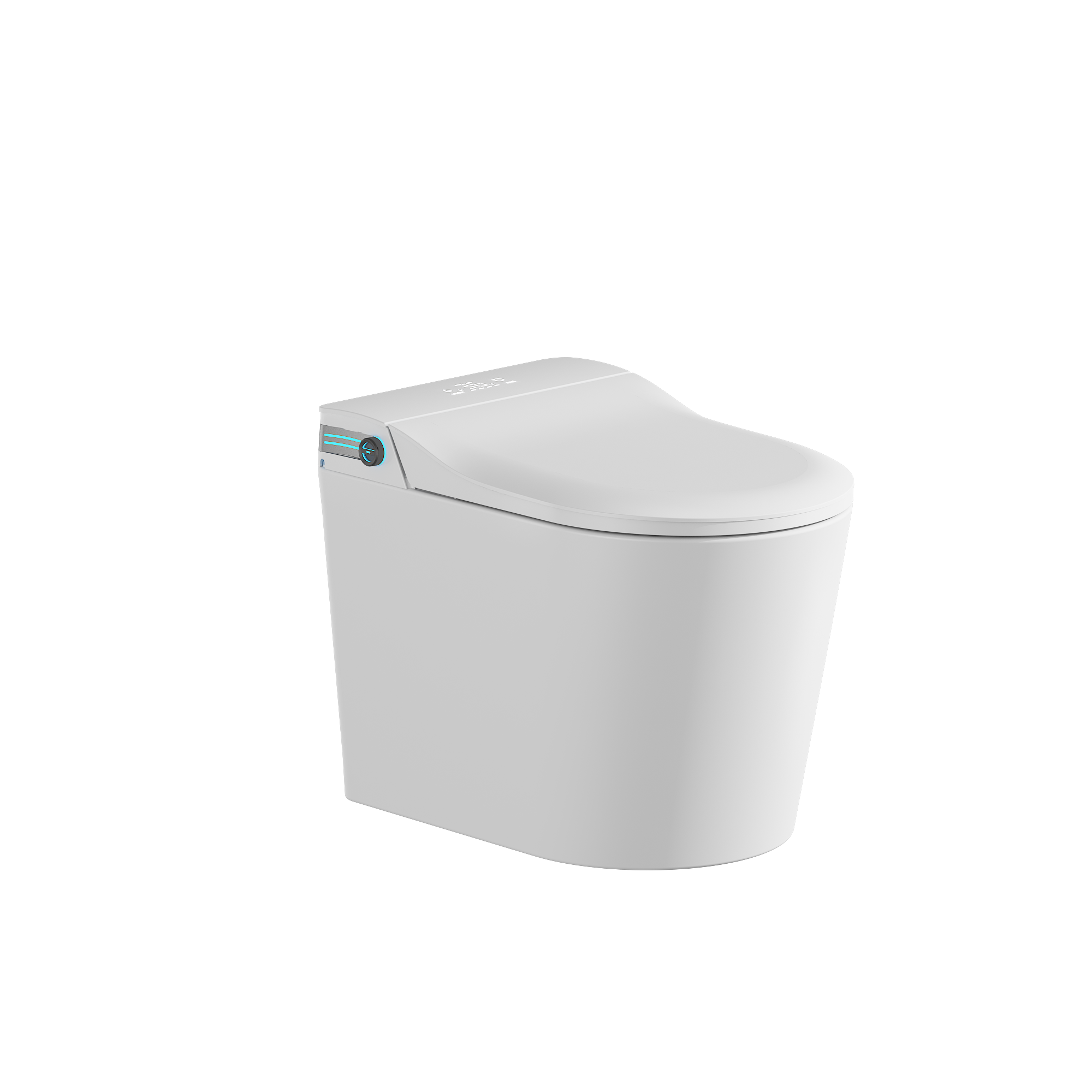Floor-mounted integrated smart toilet for small-sized bathrooms 590