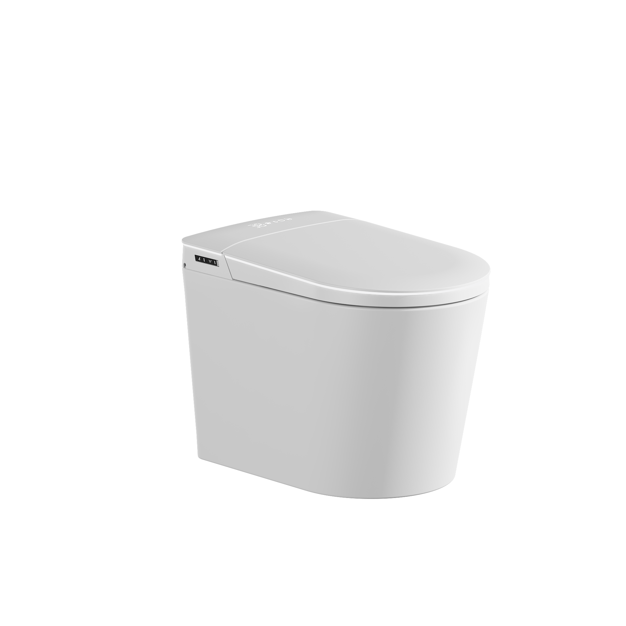 Floor-mounted integrated smart toilet for small-sized bathrooms 593