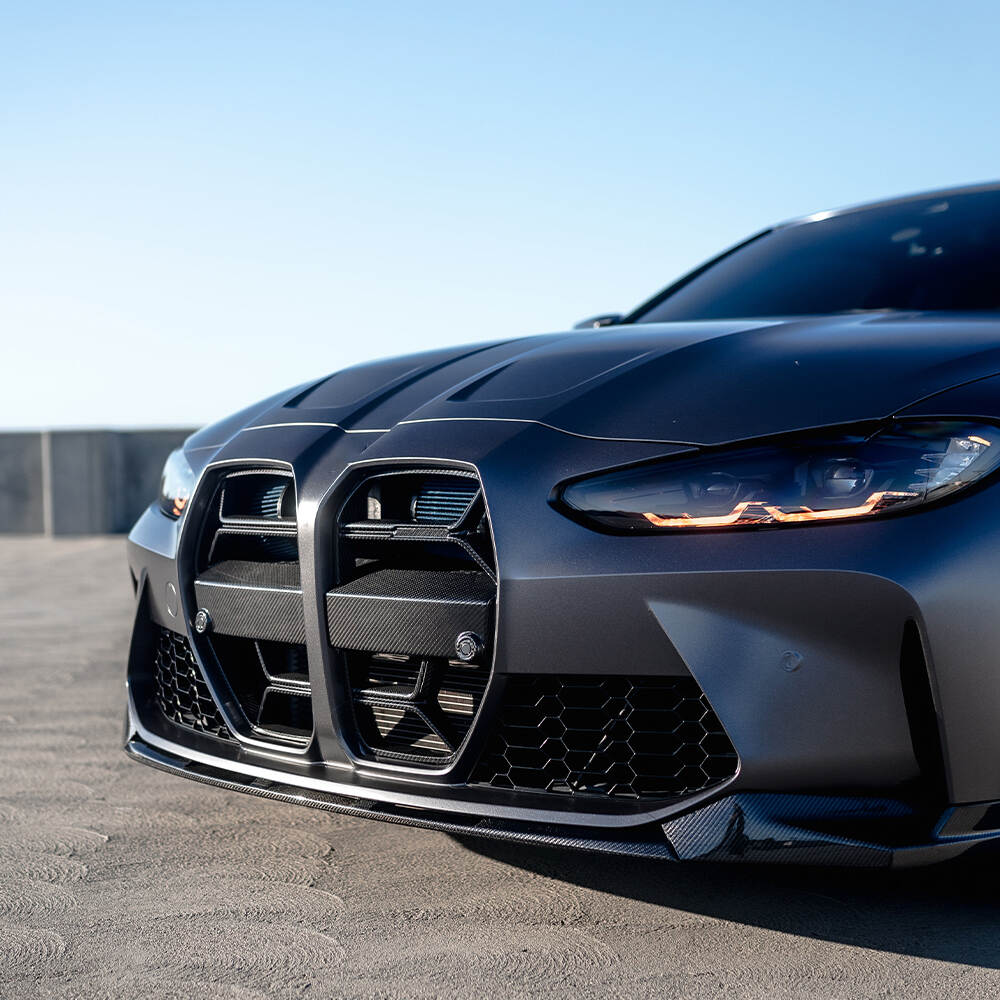 Front Splitter;  Front Lip;  Front diffuser;BMW; M3; G80 ; M4 ;G82