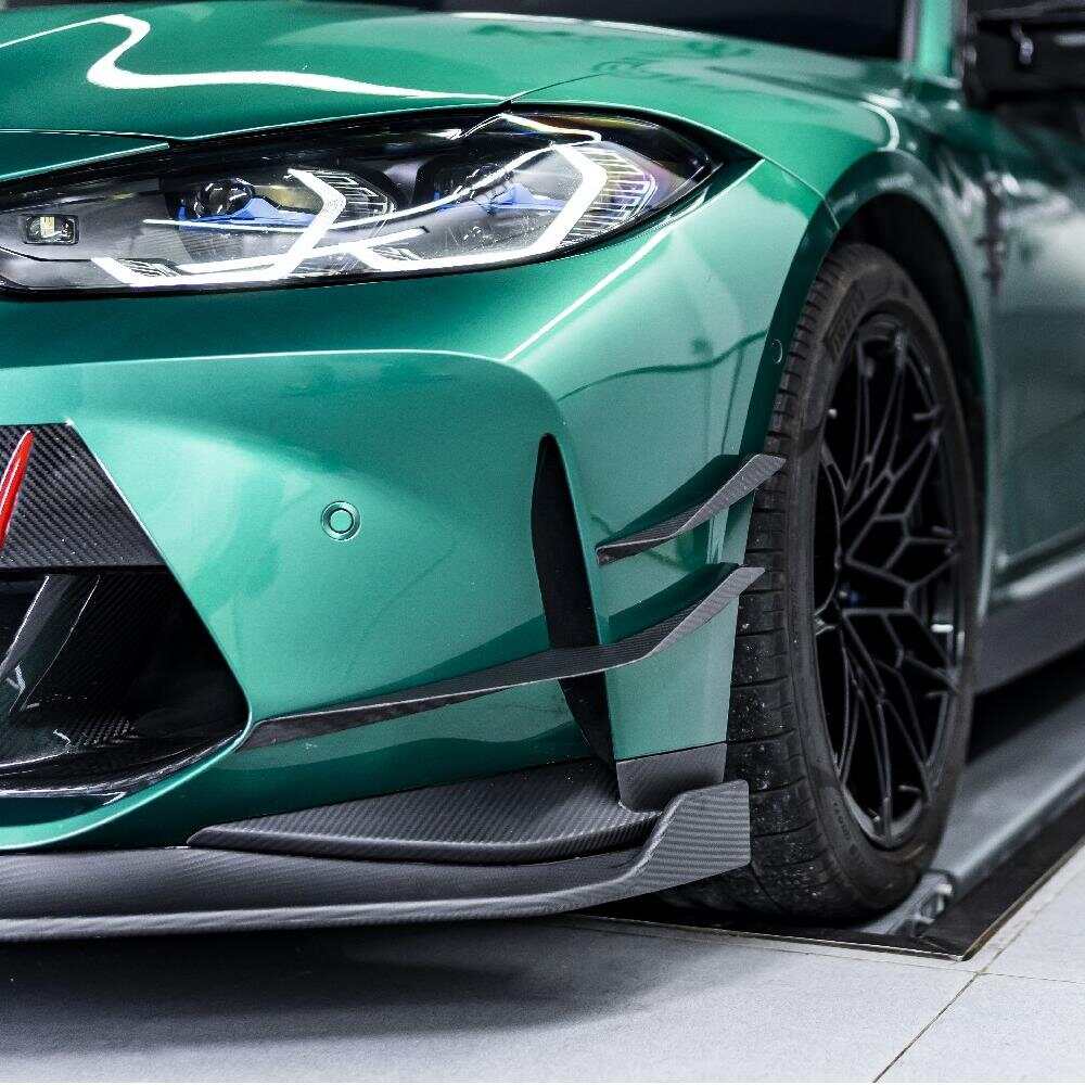 Front Bumper Canards;Wind Knife;BMW ;M3 ;G80; G81; M4