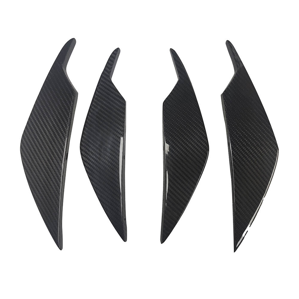 Front Bumper Canards;Wind Knife;