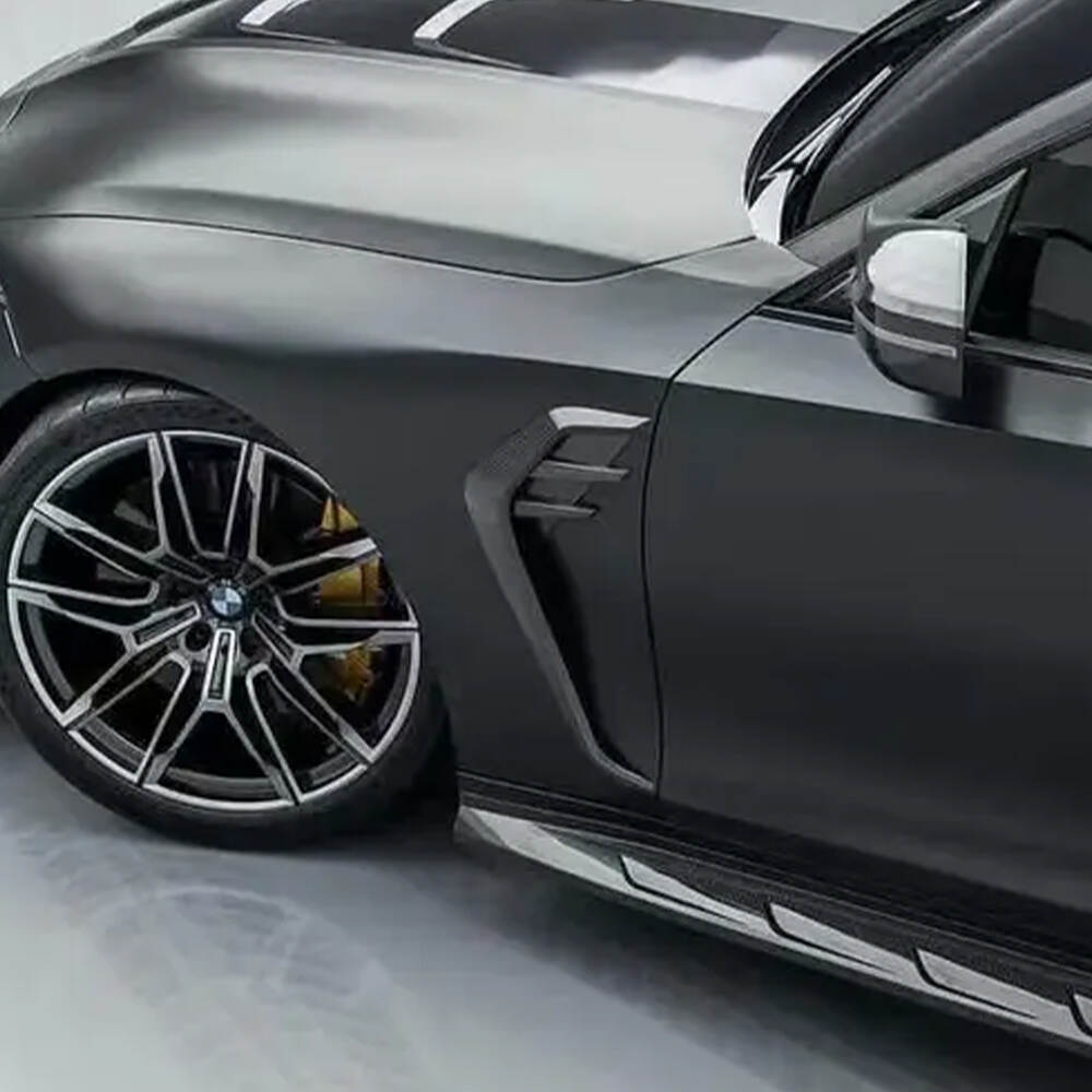 Front Fenders Spoiler; Duck Wing Splitter;Wind Blade Trims;Fender Wind Knives;BMW;M3 ; M4