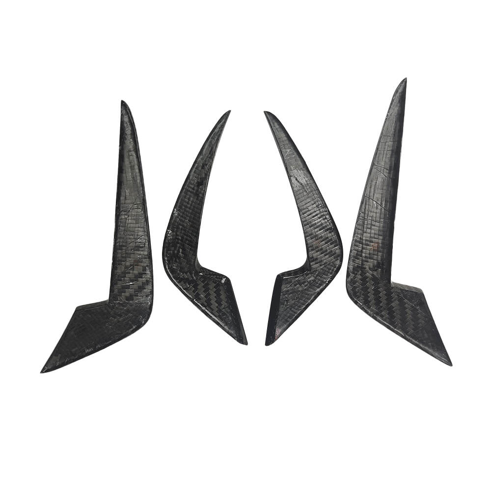 Wind Knife Splitter ， BMW， M2 ， F87 ， Air Knife Surround Trim ，  Front Bumper Wind Knife