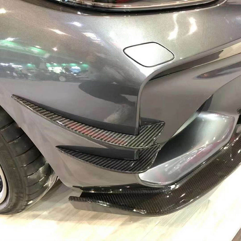 Wind Knife Splitter ， BMW， M2 ， F87 ， Air Knife Surround Trim ，  Front Bumper Wind Knife