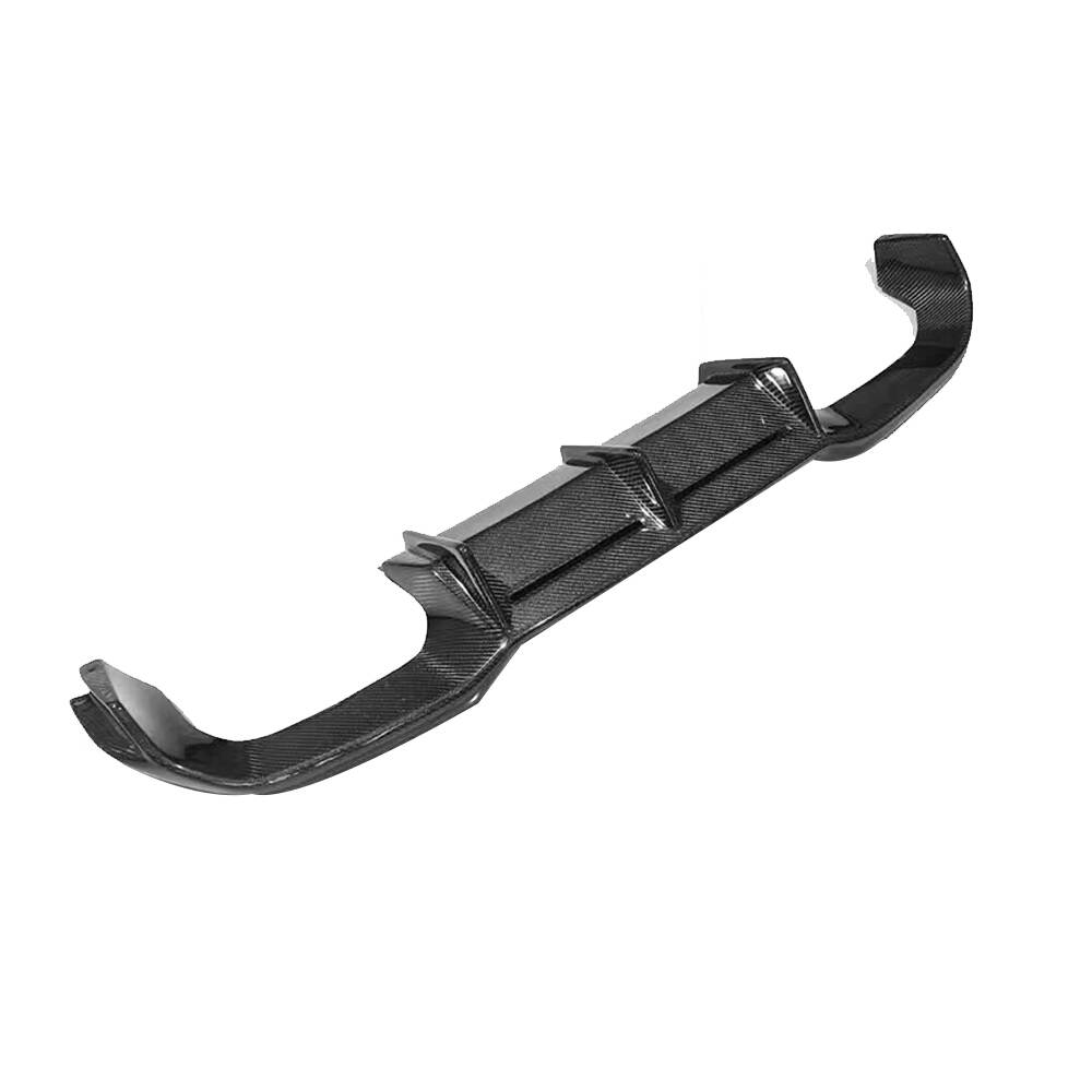 Car Rear Diffuser Lip Suitable for F87 M2 and Competition Version 2014-2019 Carbon Fiber  Lower Rear Bumper Spoiler