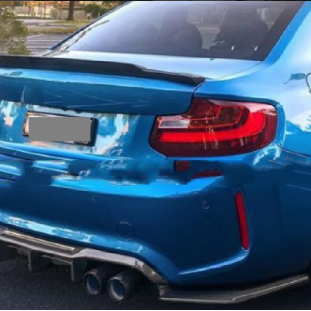 Rear Bumper Winglets ;  Rear Wrap Angle; BMW; F87; M2
