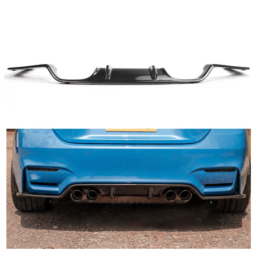 Rear Diffuser; Rear Lip;rear splitter；BMW; M3; M4; F80; F82