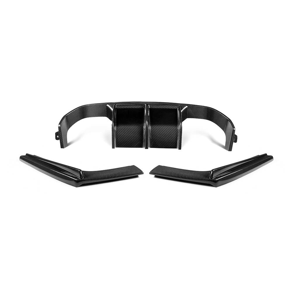 BMW M3 F80 & M4 F82 Pre-Preg Dry Carbon Fibre GT Rear Diffuser Set by AMXNX