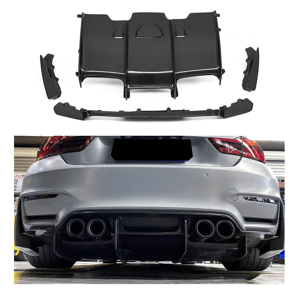 Rear Diffuser; Rear Lip;rear splitter；BMW; M3; M4; F80; F82