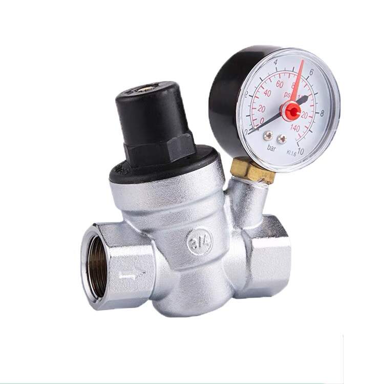 Pressure Reducing Valve with Gauge