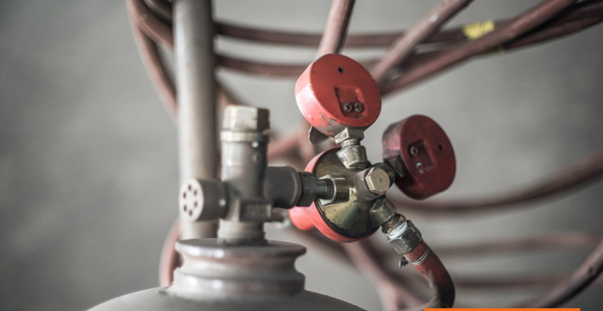 What is the function of a corner valve?