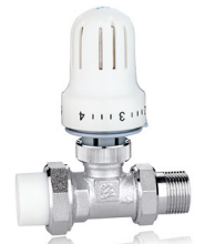 PPR Brass Radiator Thermostatic Control Valve (Straight Type)
