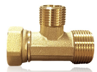 Brass Three-Way Fitting