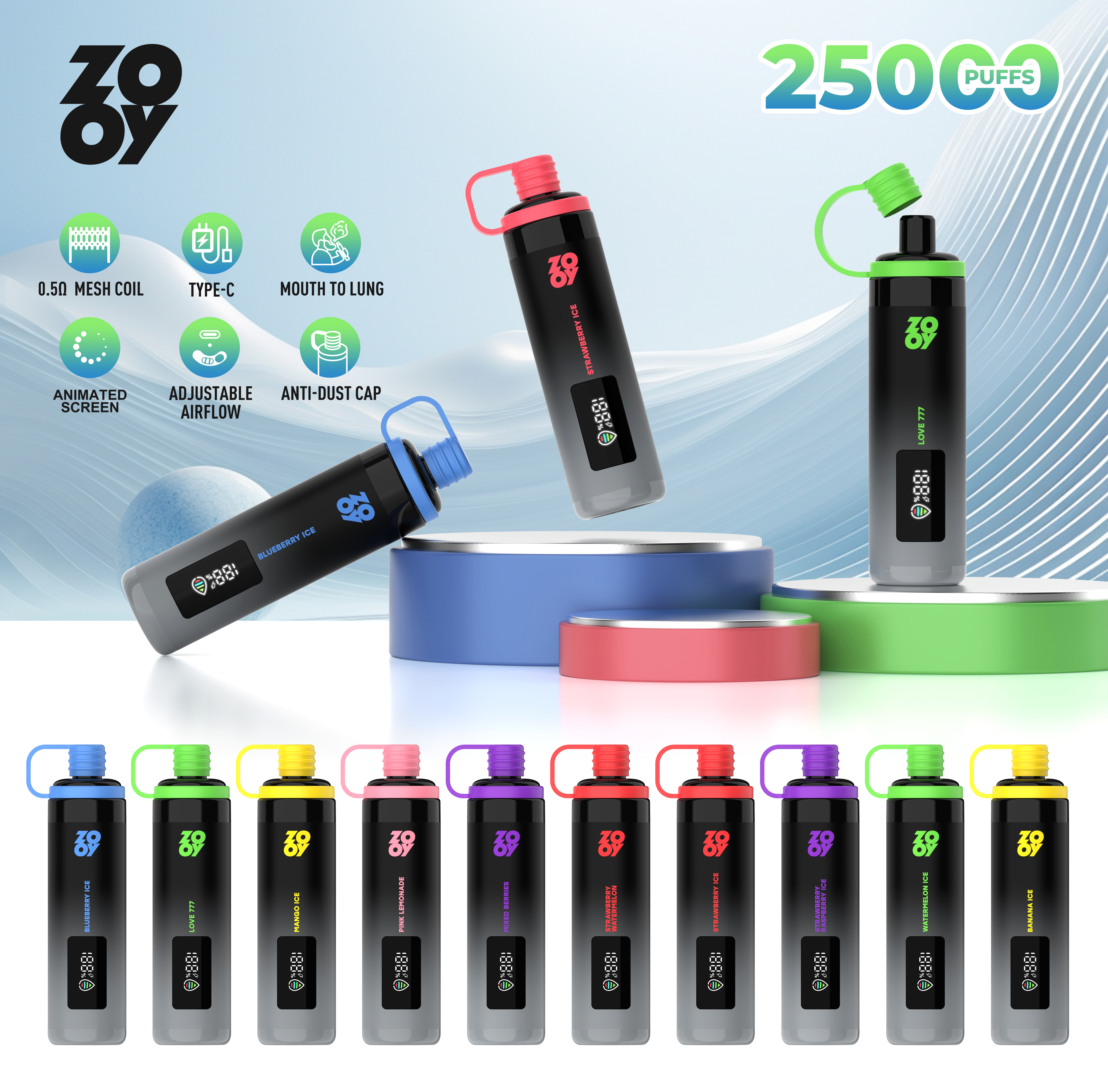 Zooy Shisha 25000, Shisha -Einwegvamper