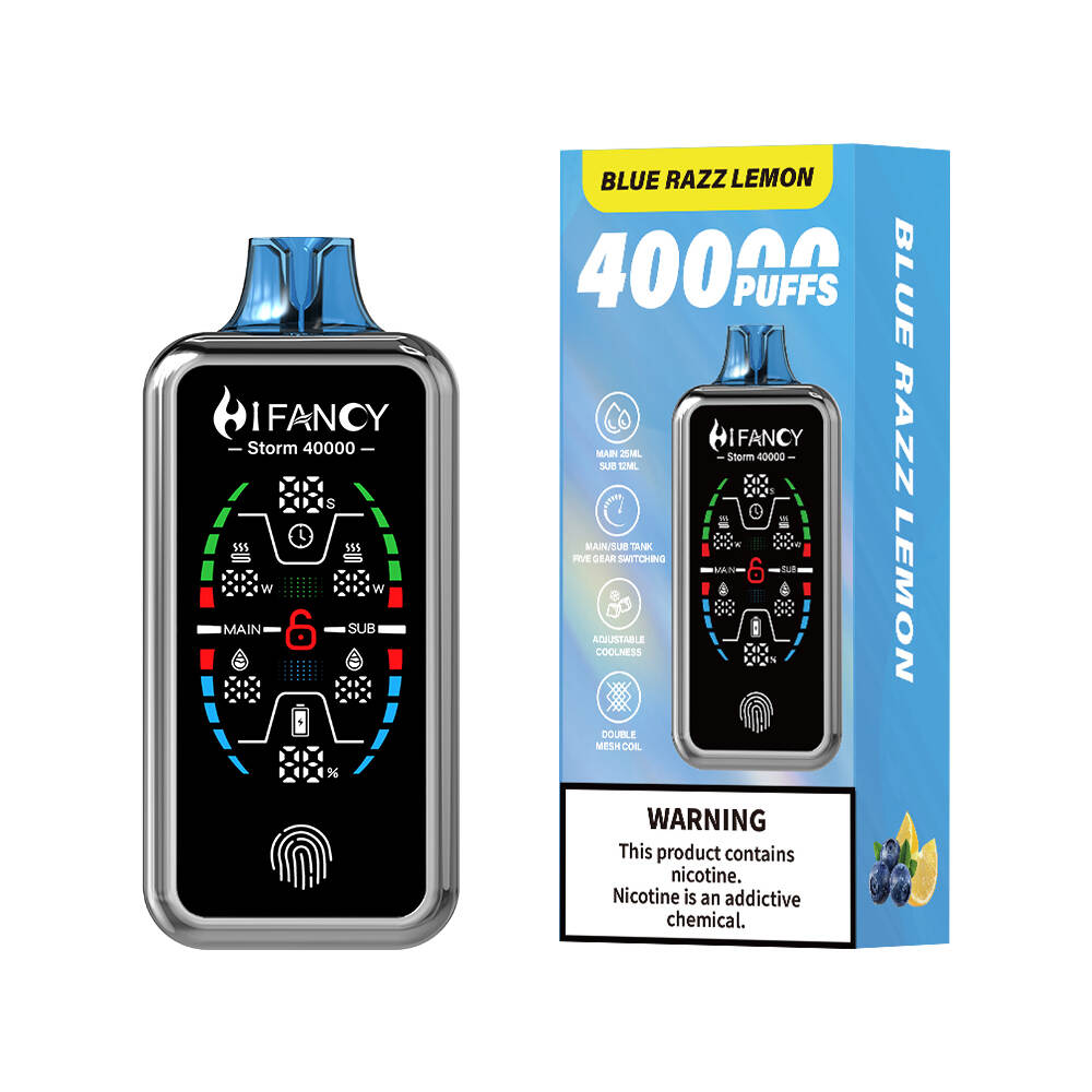 Hifancy Storm 40K, Vapor desechable alto, Vapor desechable, Vapor desechable recargable, Tormenta Hifancy al por mayor, Vapor de Vapor Bulk 40k