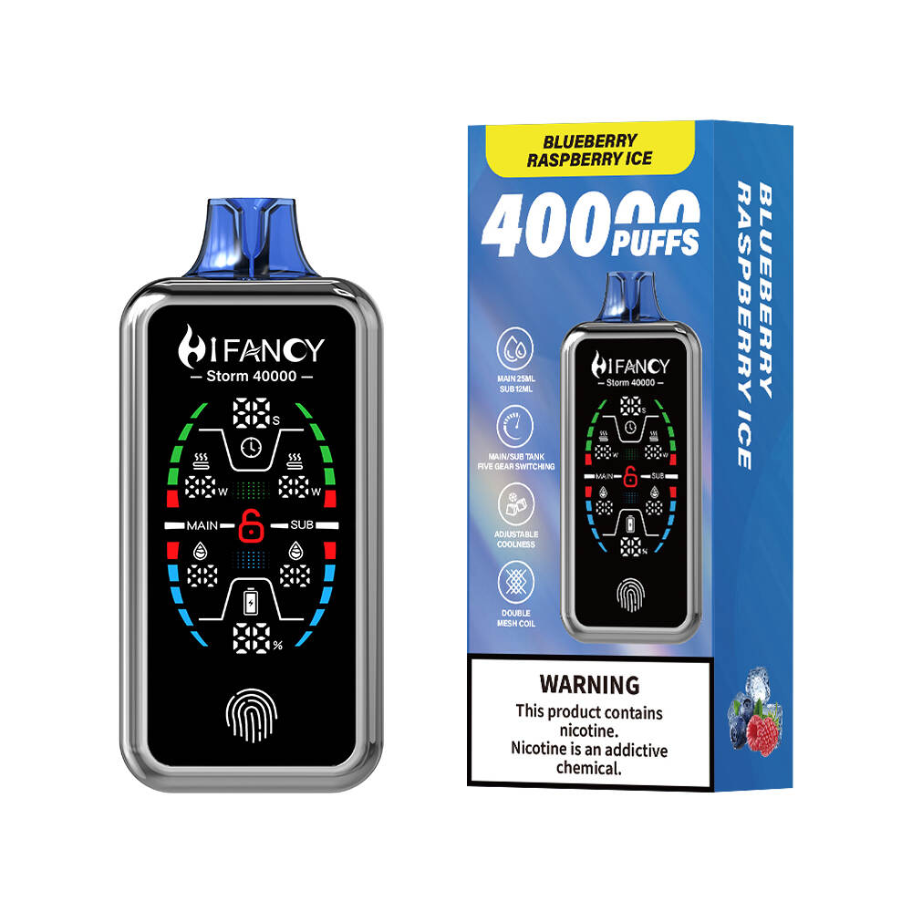 Hifancy Storm 40K, Vapor desechable alto, Vapor desechable, Vapor desechable recargable, Tormenta Hifancy al por mayor, Vapor de Vapor Bulk 40k
