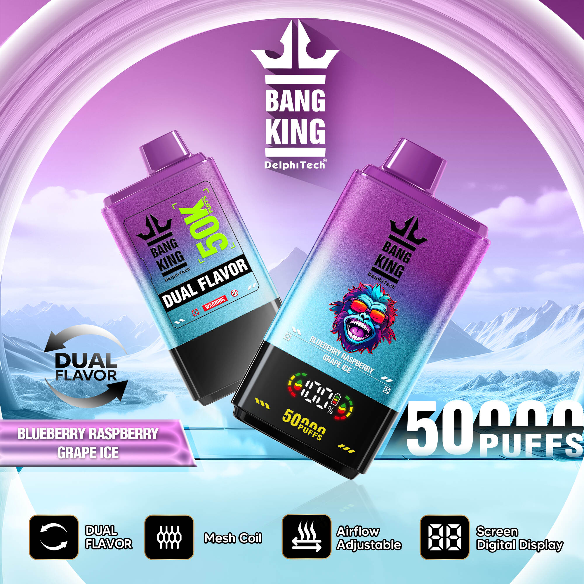 VAPE DOPPIO DI FARI; 50000 BUFI MOSTRATIVI;