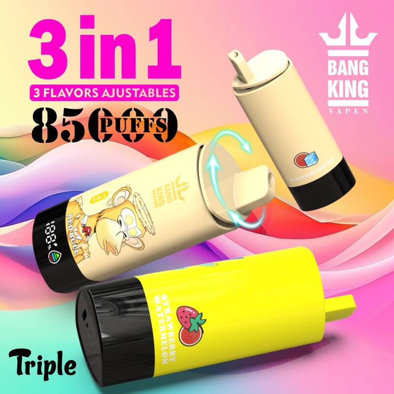 triple flavor disposable vape;how to switch flavors on vape;buy vape Europe fast shipping;BANG KING 85K review;dreifach geschmack vape 85.000 Züge