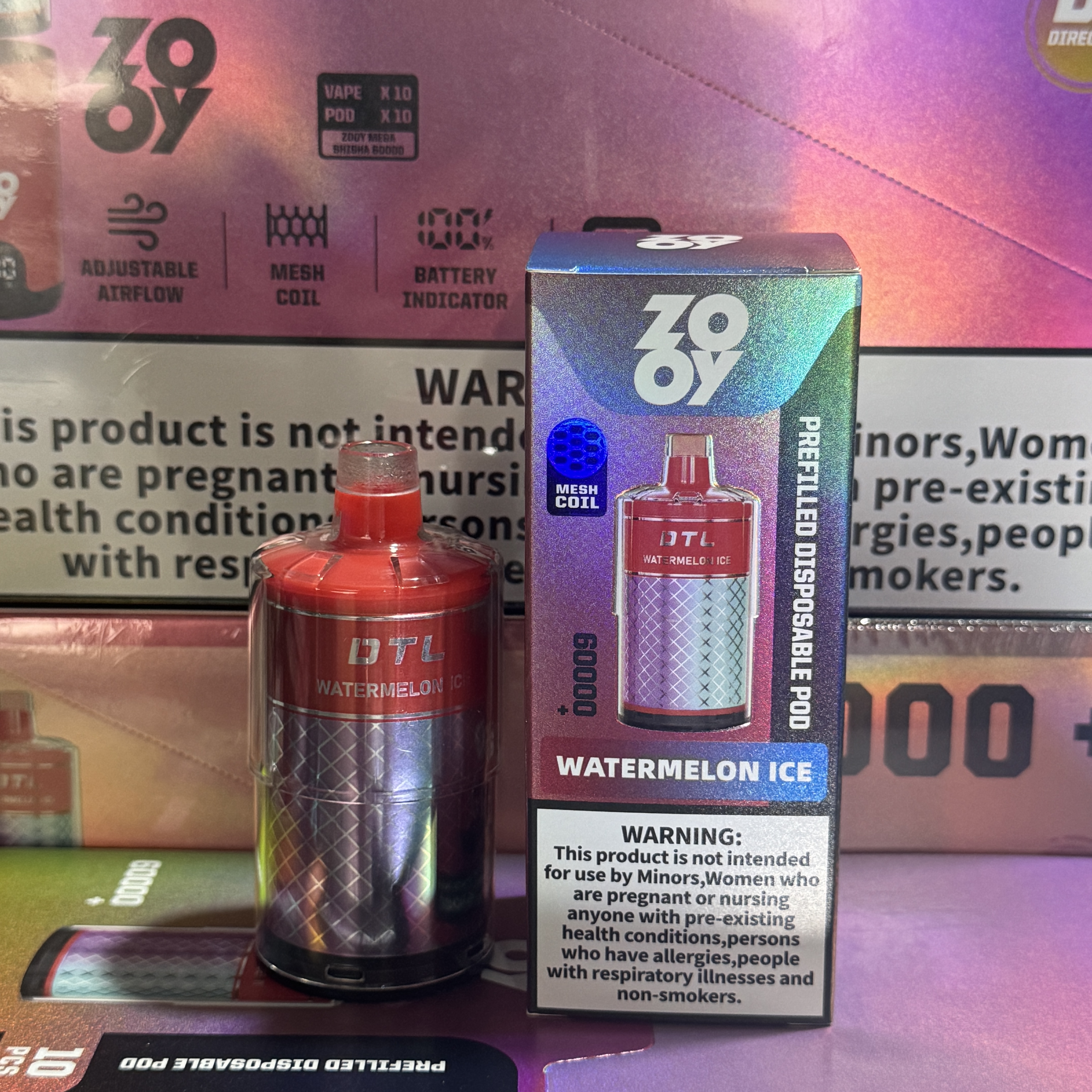 ZOOY MEGA 60000 SHISHA Pod Only