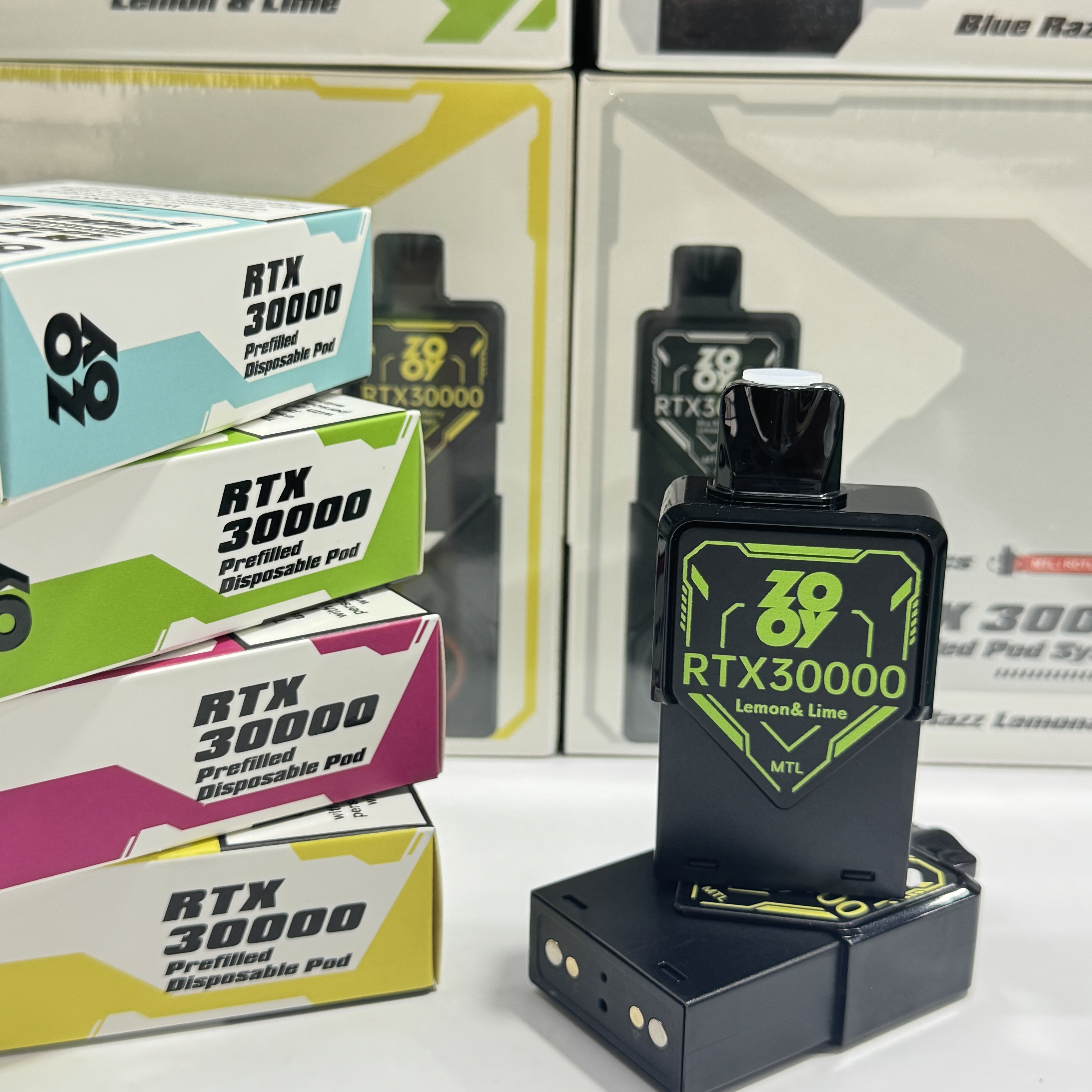 ZOOY RTX30000 Pod Only- Pod System - 25ml Prefilled Cartridges | Sustainable Vaping