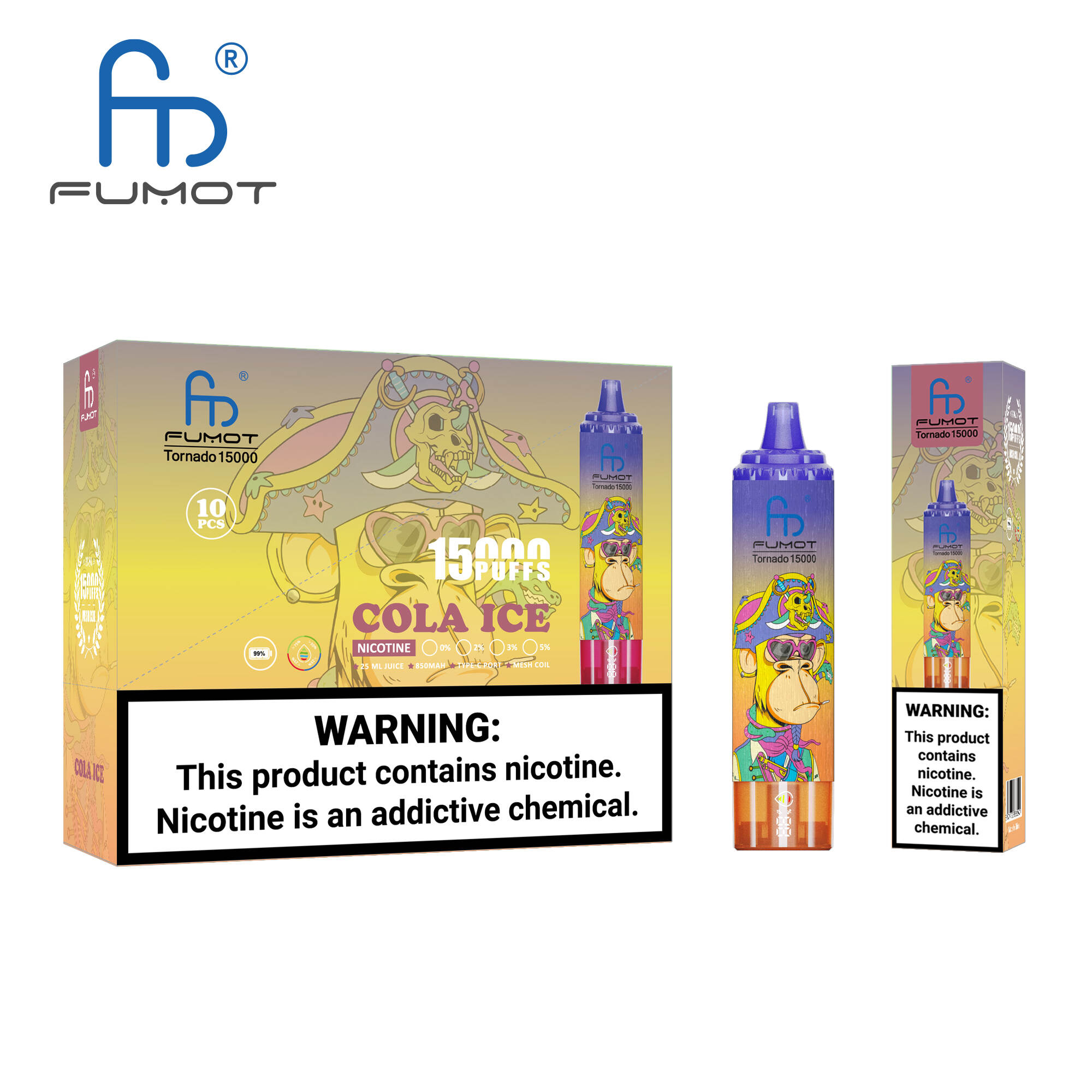 Fumot RandM Tornado 15000 Cola Ice Bulk Box