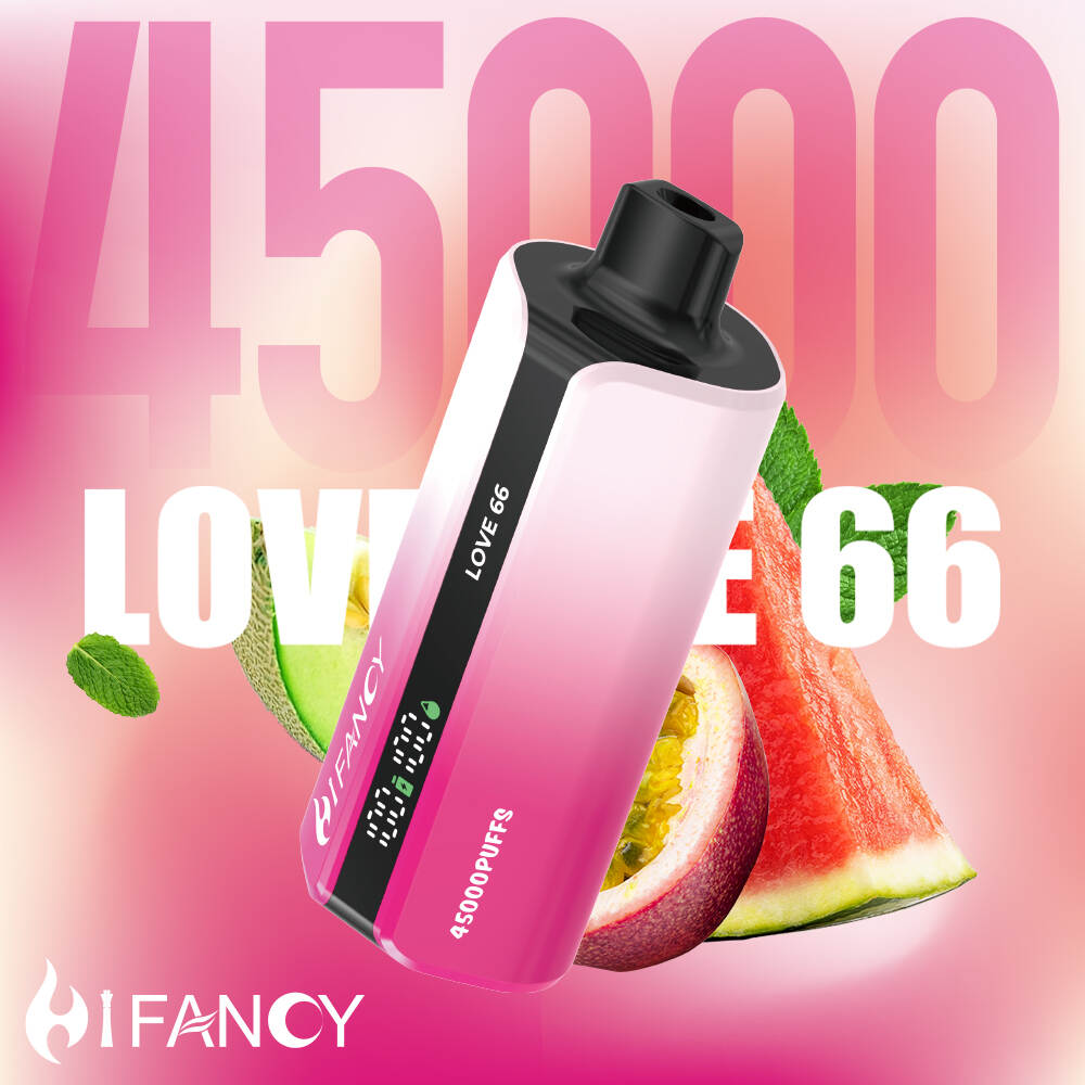HIFANCY DREAM 45K is a 45,000-puff rechargeable disposable with 2%/3%/5% nicotine, 650 mAh battery, and 10 flavors. Ships to 24 EU countries. MOQ: 1 box (10 devices). Order via WhatsApp for EUR invoice.
