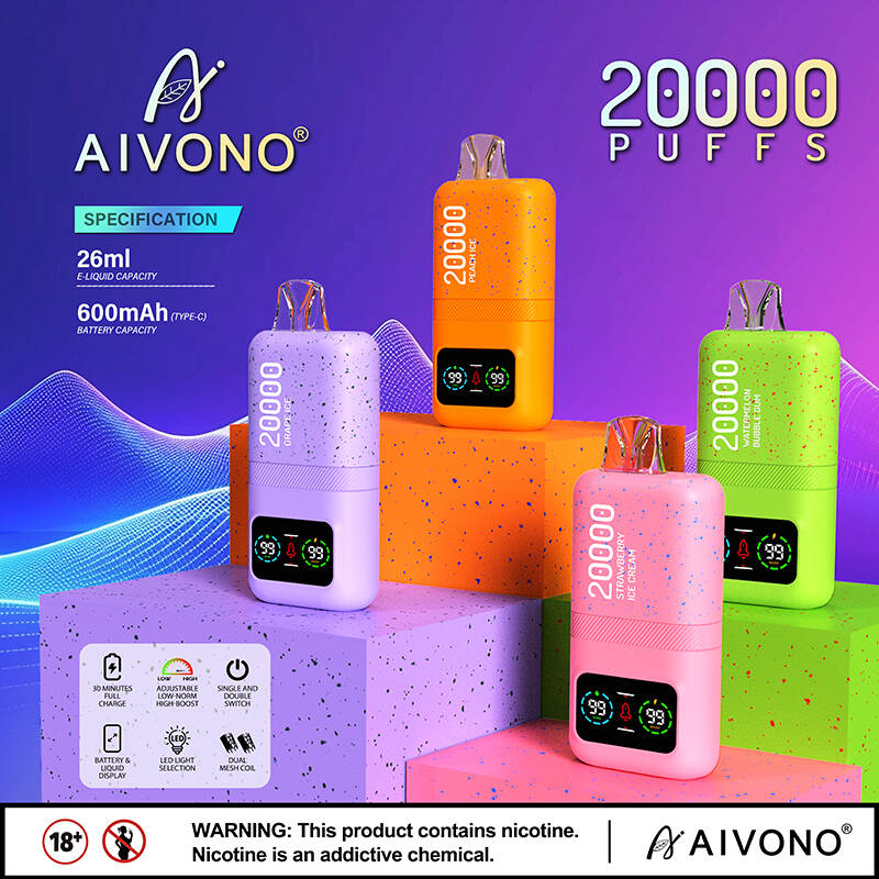 AIVONO Magic 20K — 20&nbsp;000 bouffées rechargeables jetables