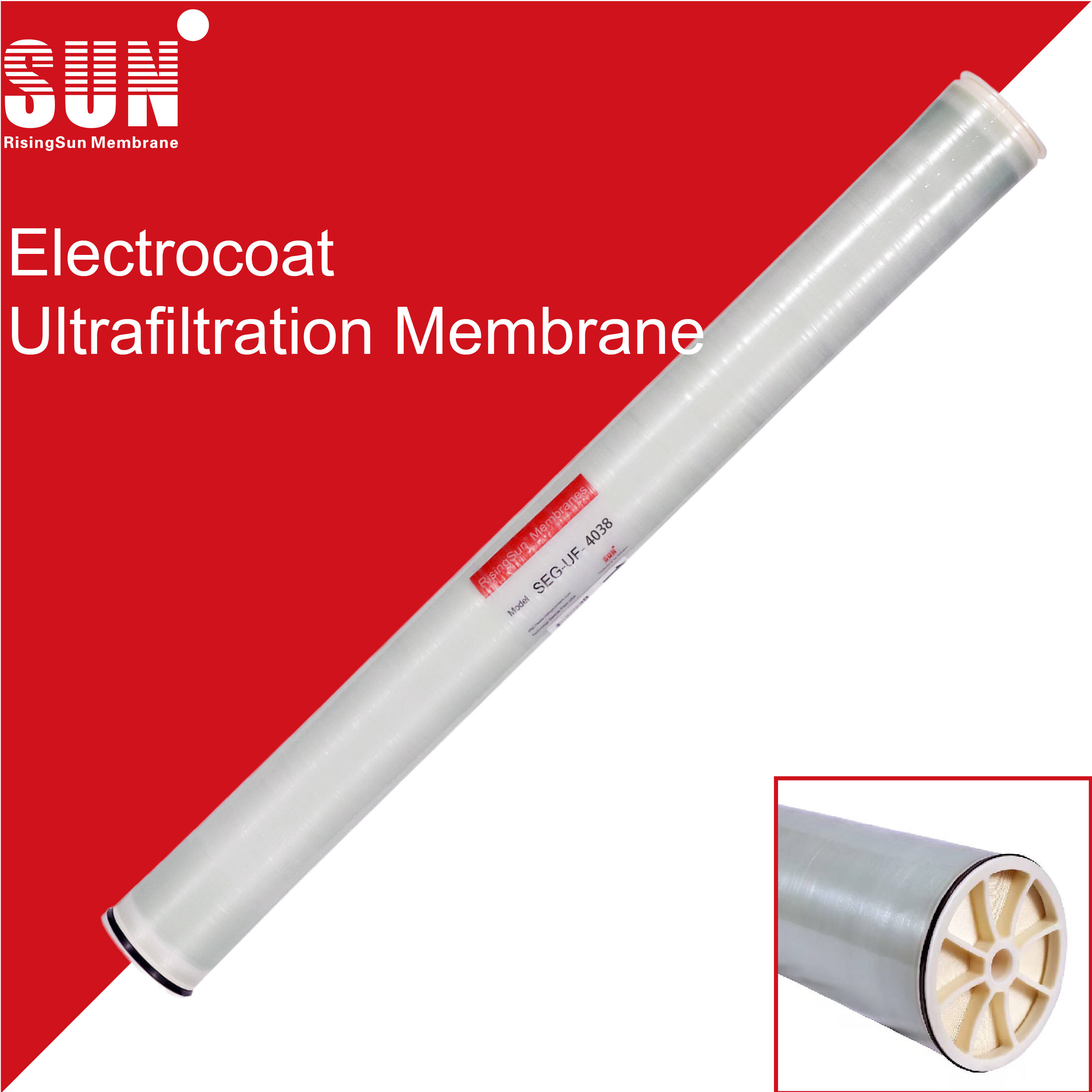 SEG-UF-4038 Ultrafiltration Membrane | Large Area UF for Industrial ...