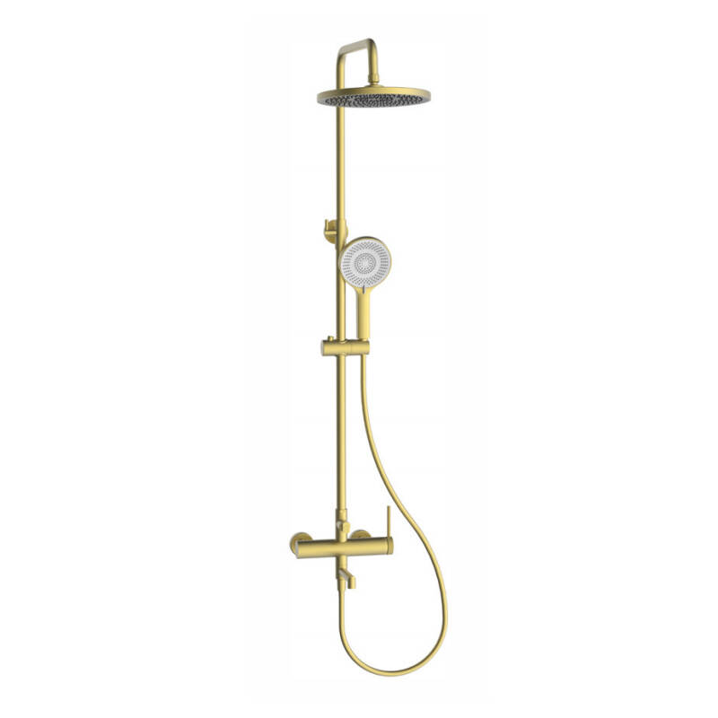 Wall-mounted Shower Set, Brass, Shower Faucet