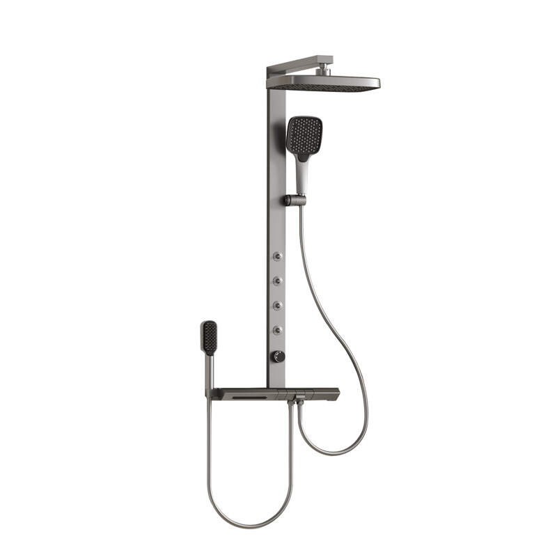 DQOK Multi-function Wall-mounted Brass Shower Set for Bathroom High-end Bathroom Mixer Export