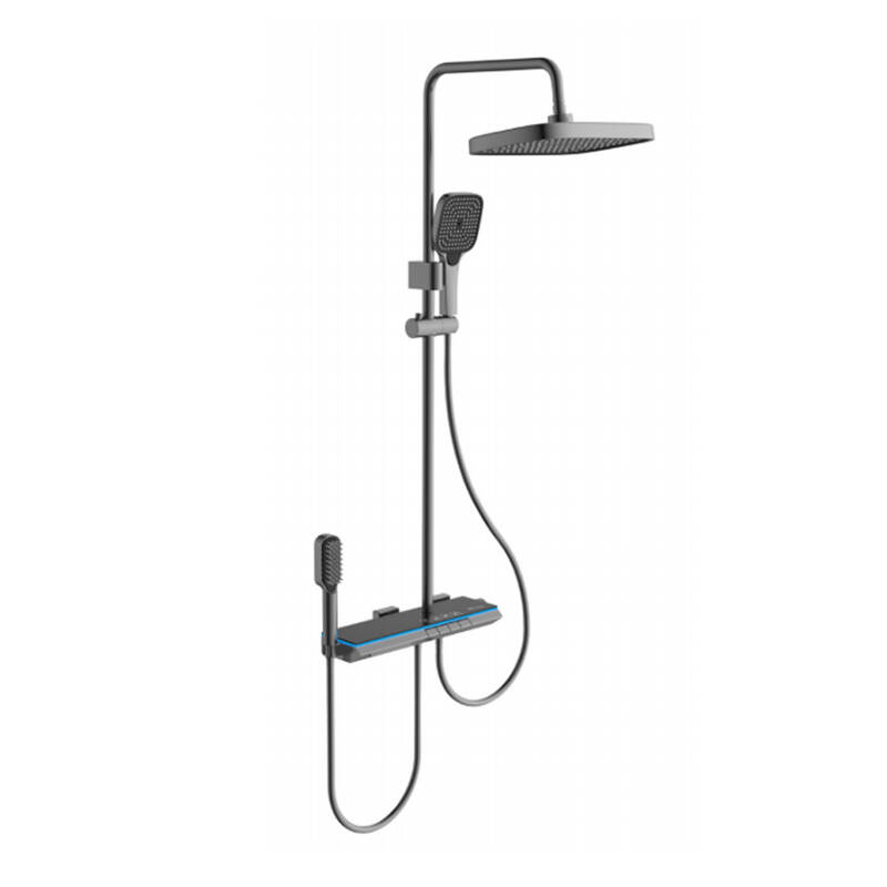 DQOK Wall-mounted Brass Piano Shower Set for Bathroom China New Design Shower Set Wholesale