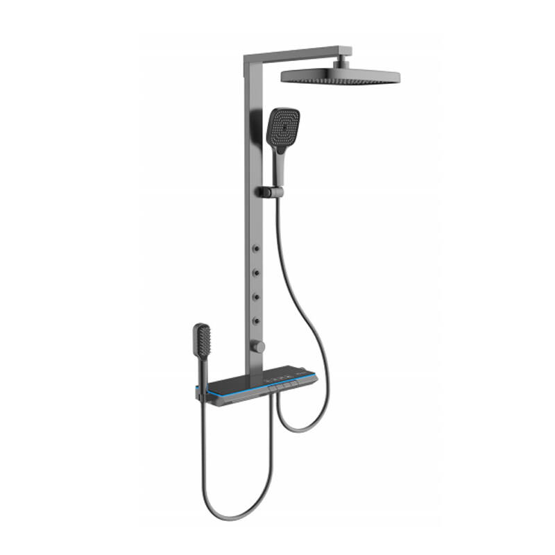 DQOK Multi-function Wall-mounted Brass Shower Set for Bathroom China Quality Shower Faucet Factory