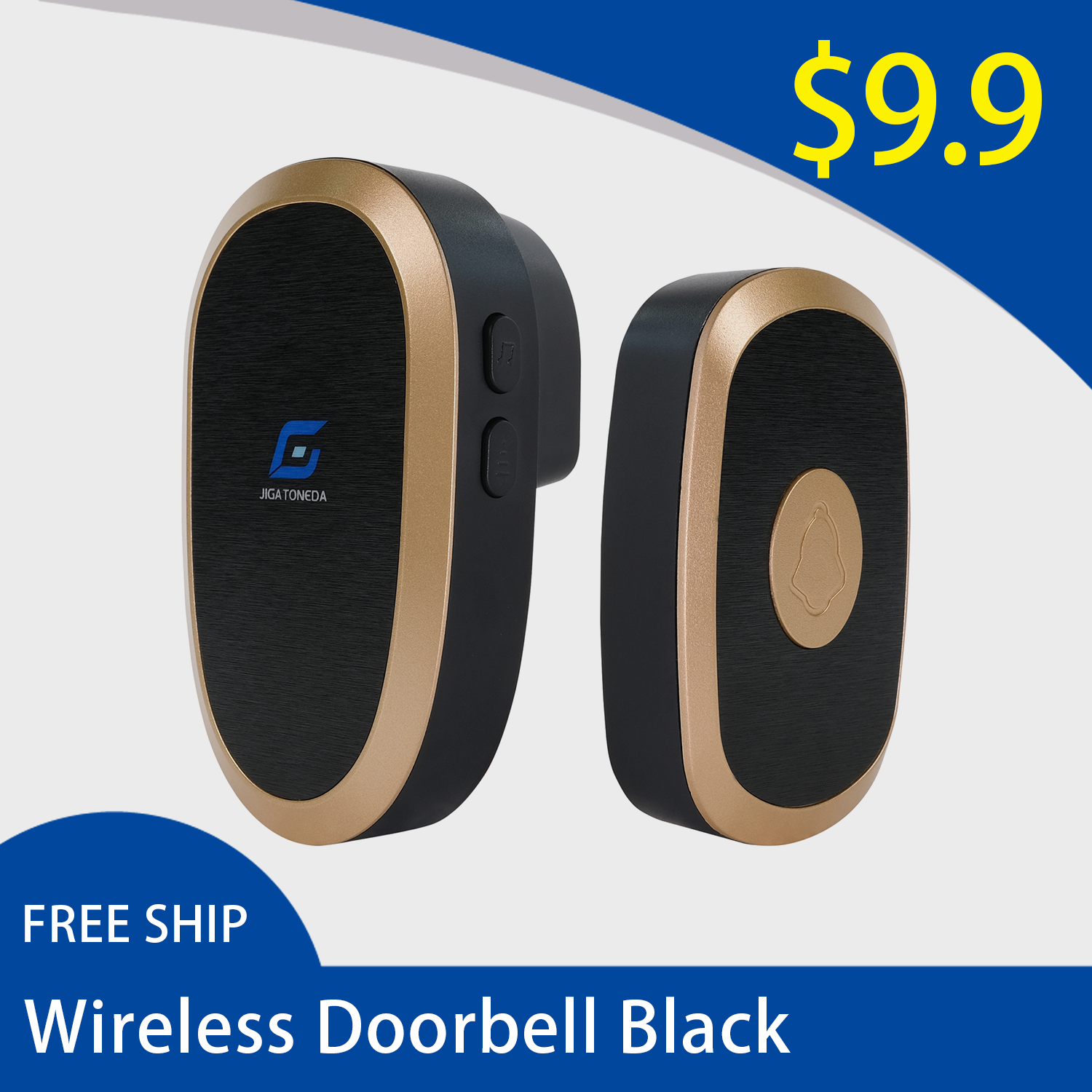 Wireless Doorbell Black
