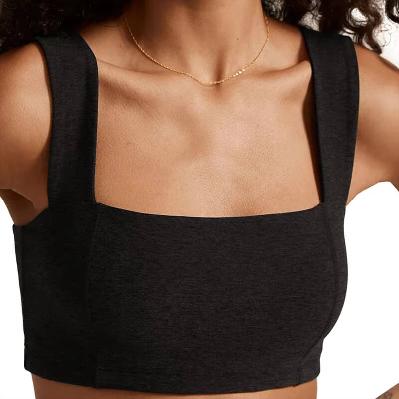 Custom  Fitness Yoga Sport Bra Wear- Fashion Design Quick Dry Sexy Squared Yoga Sport Bra