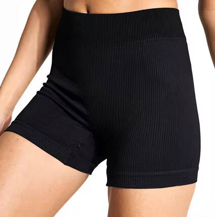Seamless Knit Yoga & Running Shorts | Women’s Casual Activewear for Outdoor Workouts