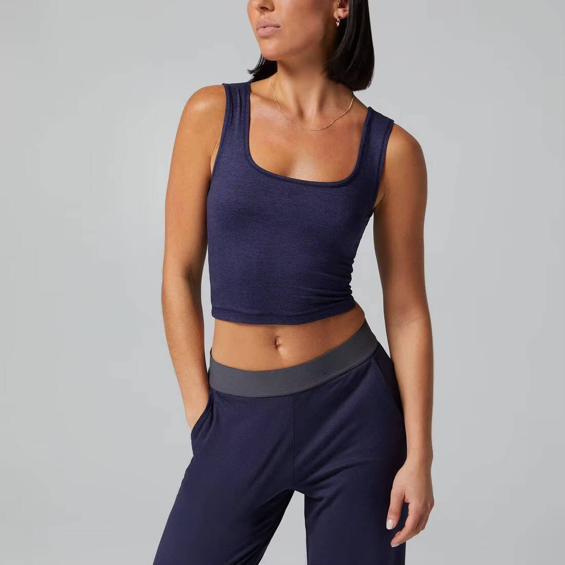 Wholesale Scoop Neck Yoga Tank Top | Soft & Breathable Women’s Summer Workout Top