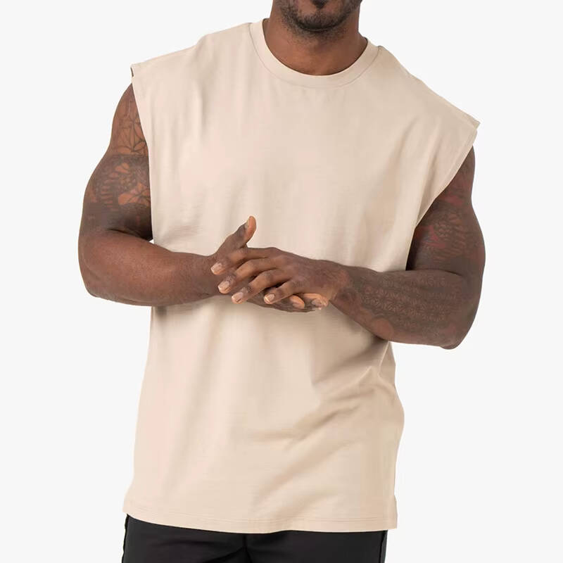 Men’s Summer Terry Gym Tank Top | Breathable Sleeveless Fitness Sportswear