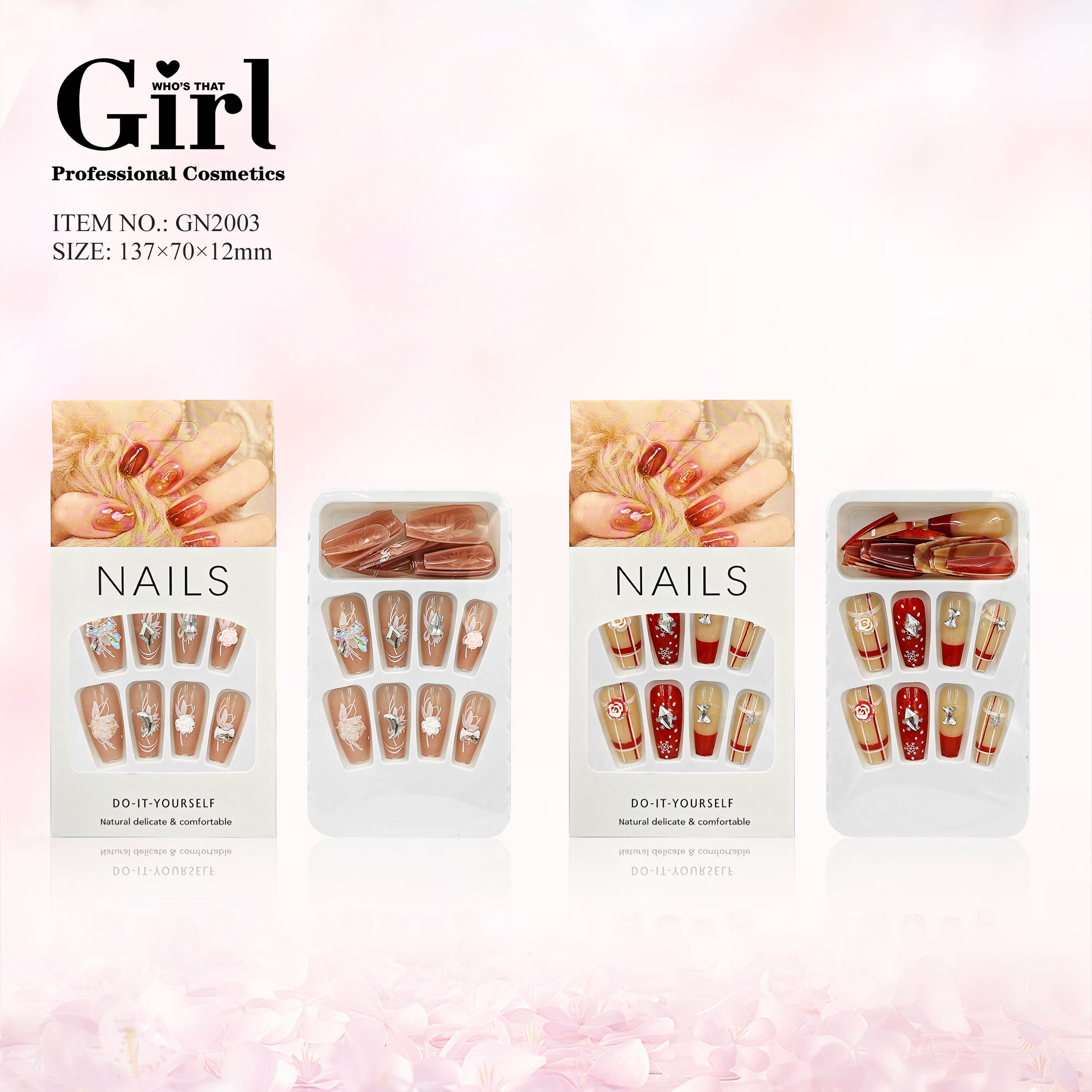 Qui est cette fille gn2003 24pcs de beauté de beauté pack de mode