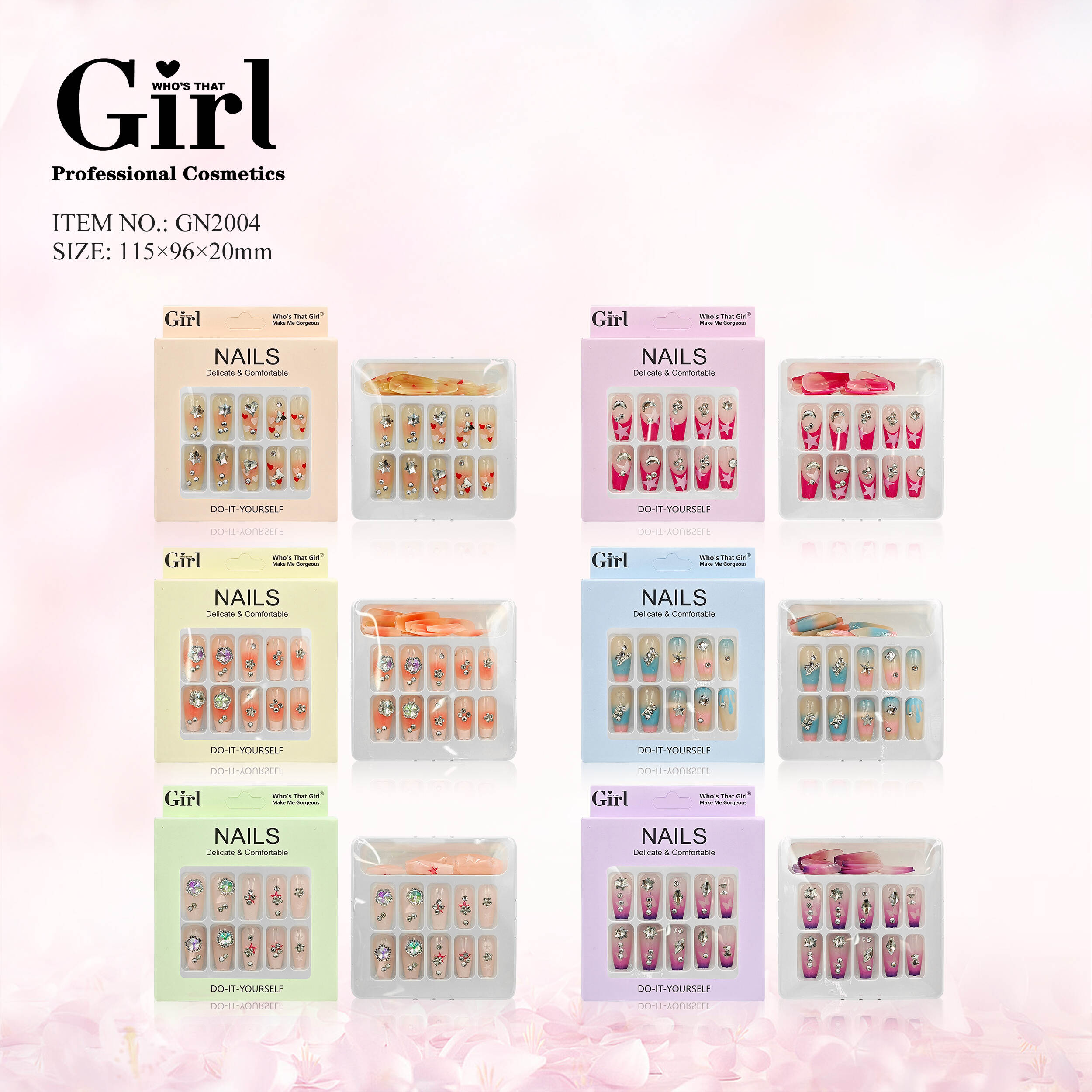 Qui est cette fille gn2004 24pcs de beauté de beauté pack