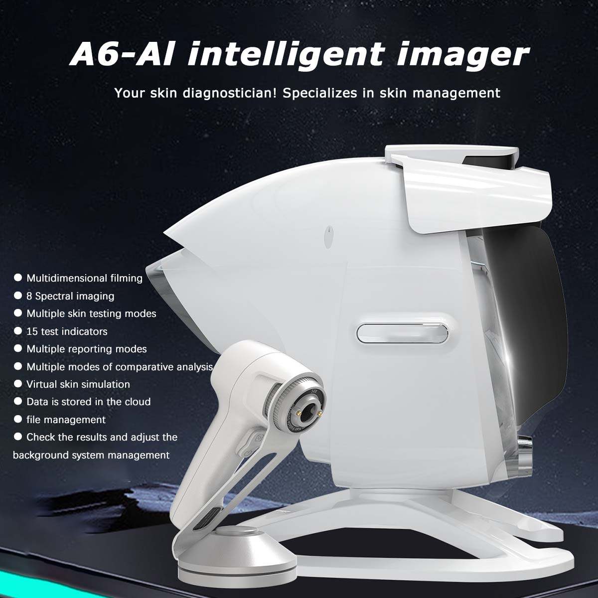 face analyzer,skin analyzer,skin analysis beauty equipment,skin scanner