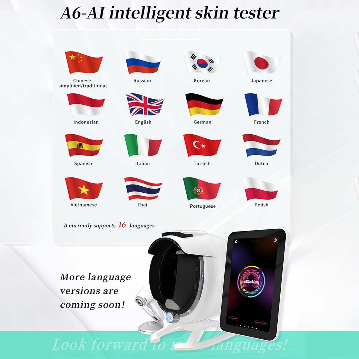 face analyzer,skin analyzer,skin analysis beauty equipment,skin scanner