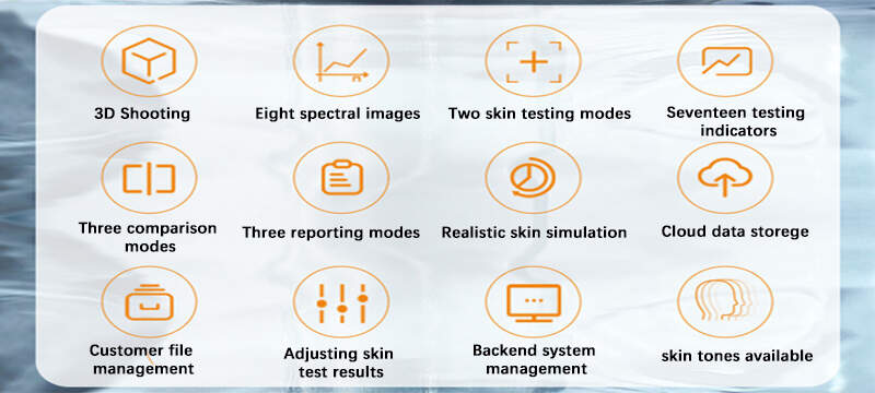 Face scanner device_Chprety_beauty & personal care device_daily skincare/skincare analysis_skin condition detection tool