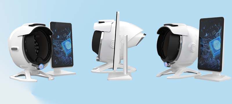 facial feature diagnostic analyzer_facial feature recognition_Chprety beauty devices_professional beauty salons_identify facial trait needs