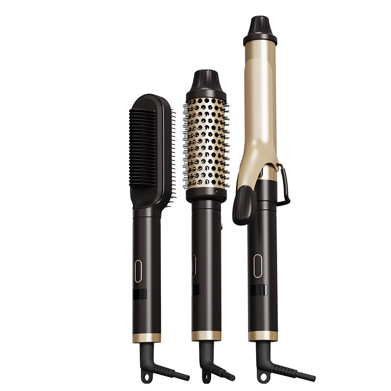 Multi-Functional Curling Iron Hair Strightener Comb Equipment