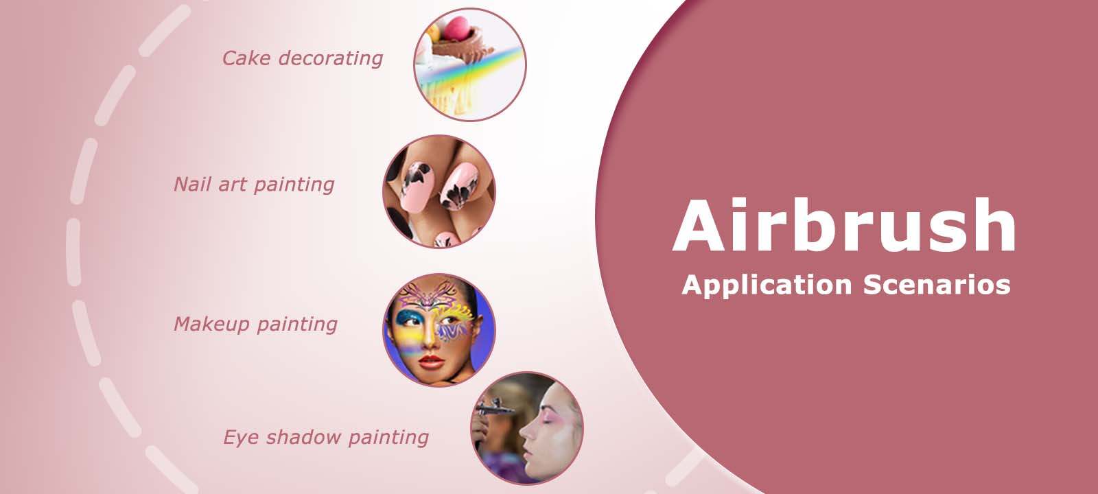 Chprety Airbrush Kit_Professional Beauty Tool_Makeup & Body Art Supplies_Home/Studio Makeup Application_Precise Spraying & Easy Operation