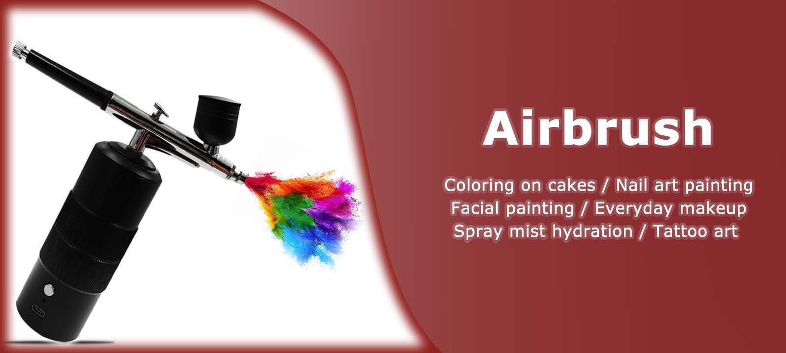 High-Quality Airbrush Spray Gun_Chprety Brand_Beauty & Cosmetic Tool_Professional Makeup Application_Precise Even Spraying