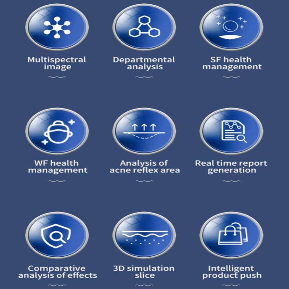 acne face scanner,skin scanning machine,skin care analyzer,skin analyser machine